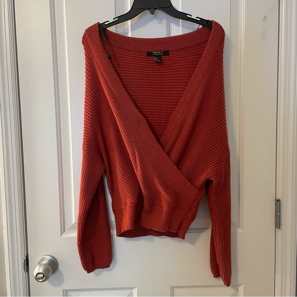 Crossover sweater